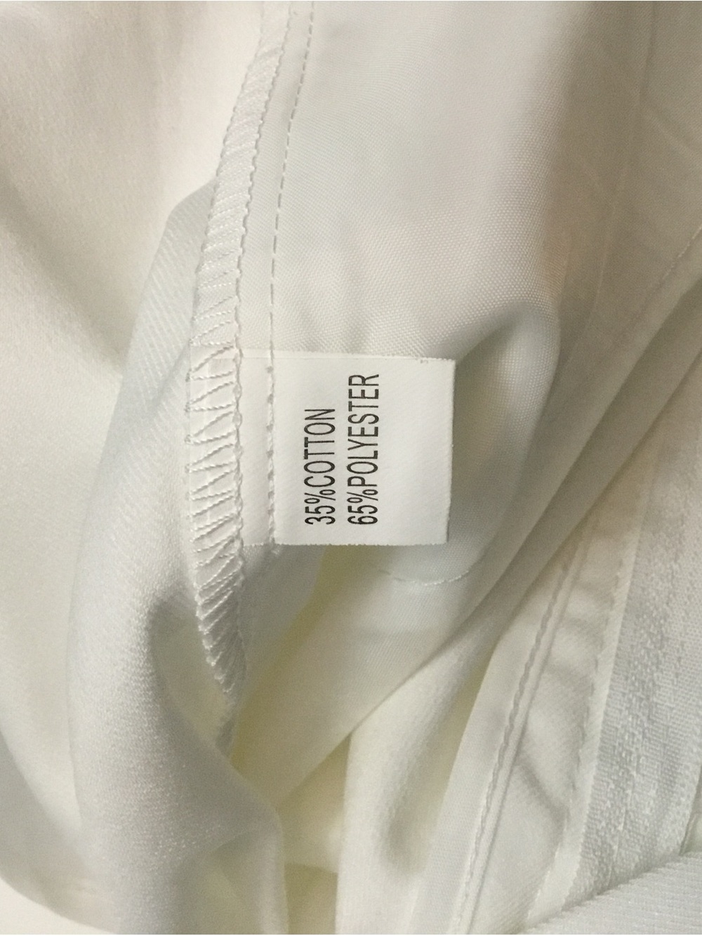 Men's White Classic Dress Pants - Picture 15 of 15